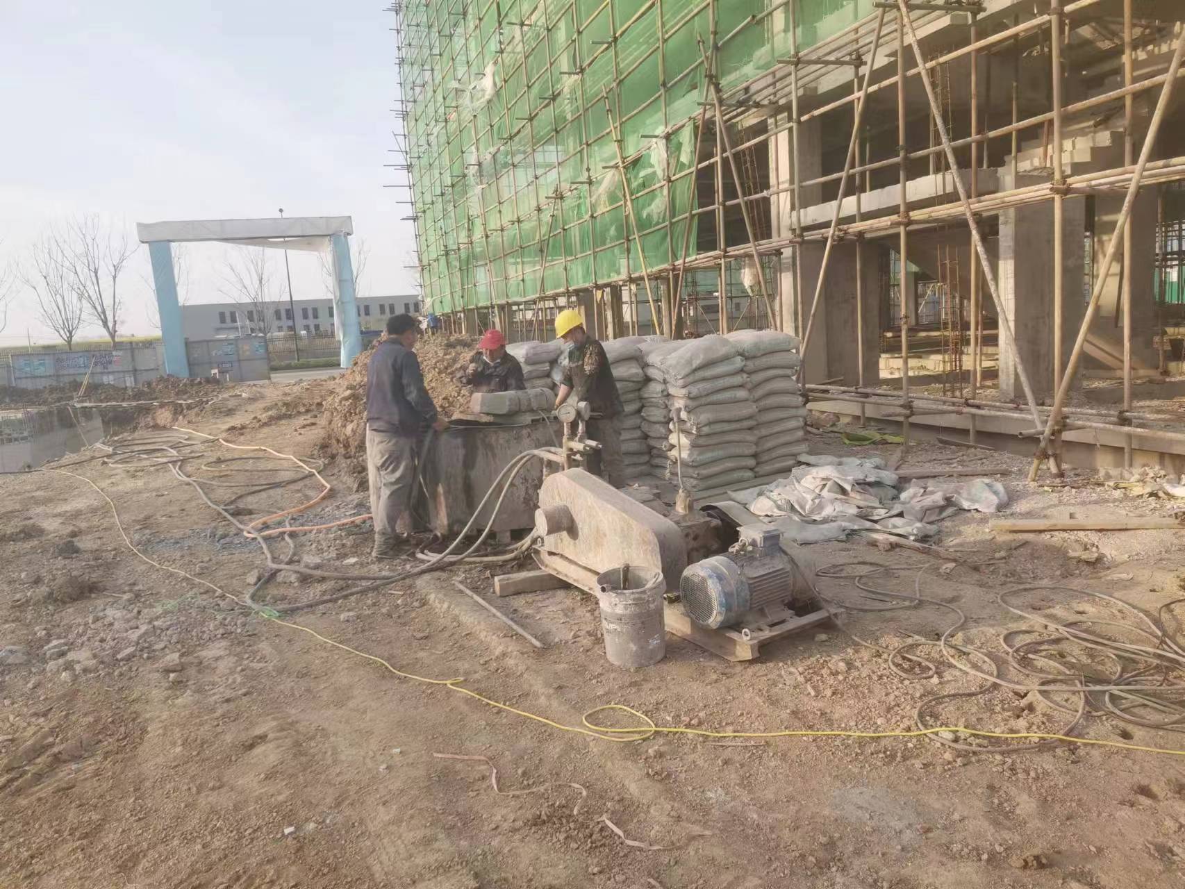 西塞山别墅下沉注浆