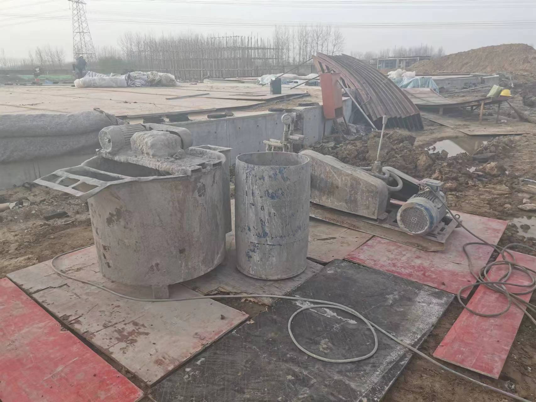 西塞山顶管注浆